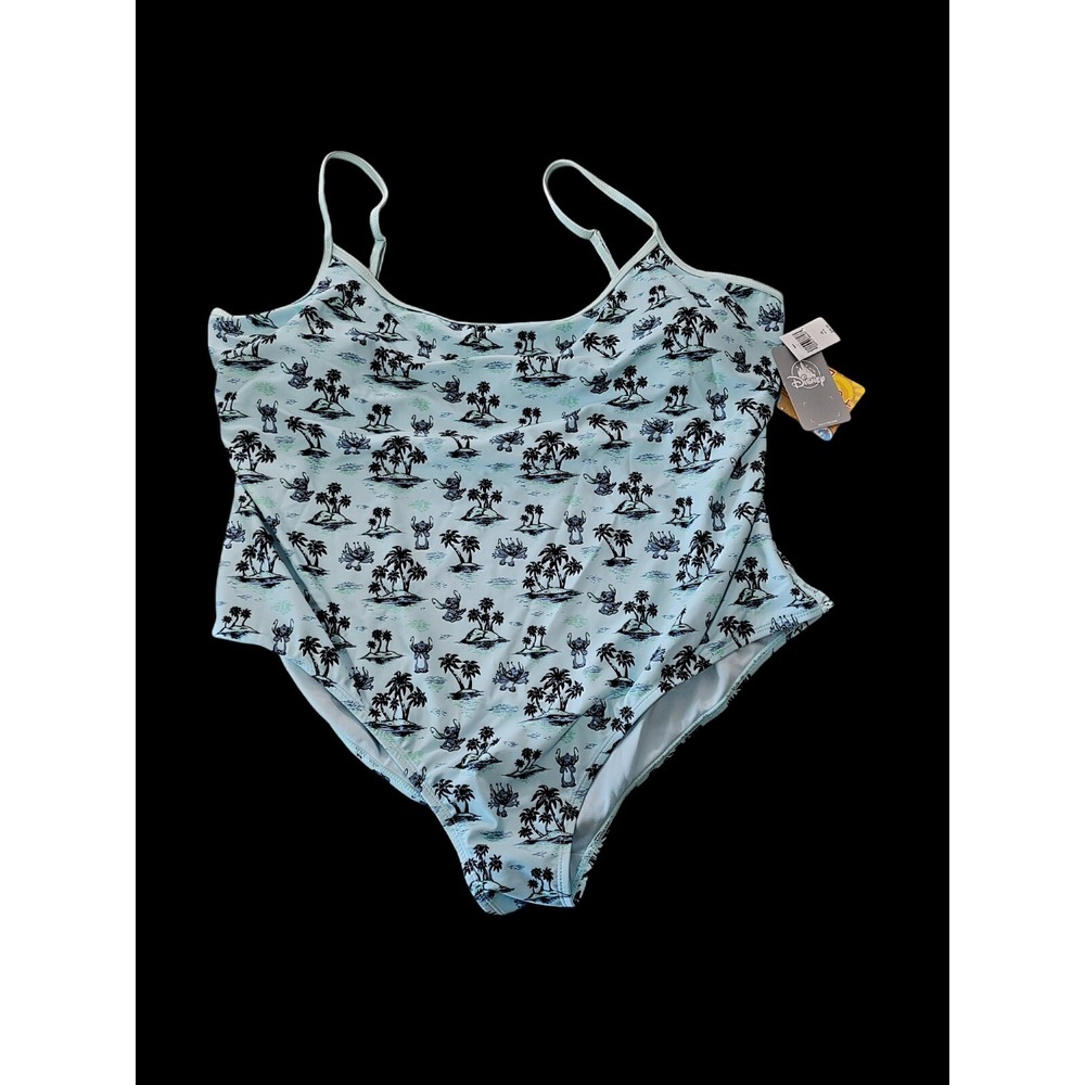 NWT‎ Disney Parks ' Stitch ' Women's Swimming Swim Suit One-piece Plus Size 2X